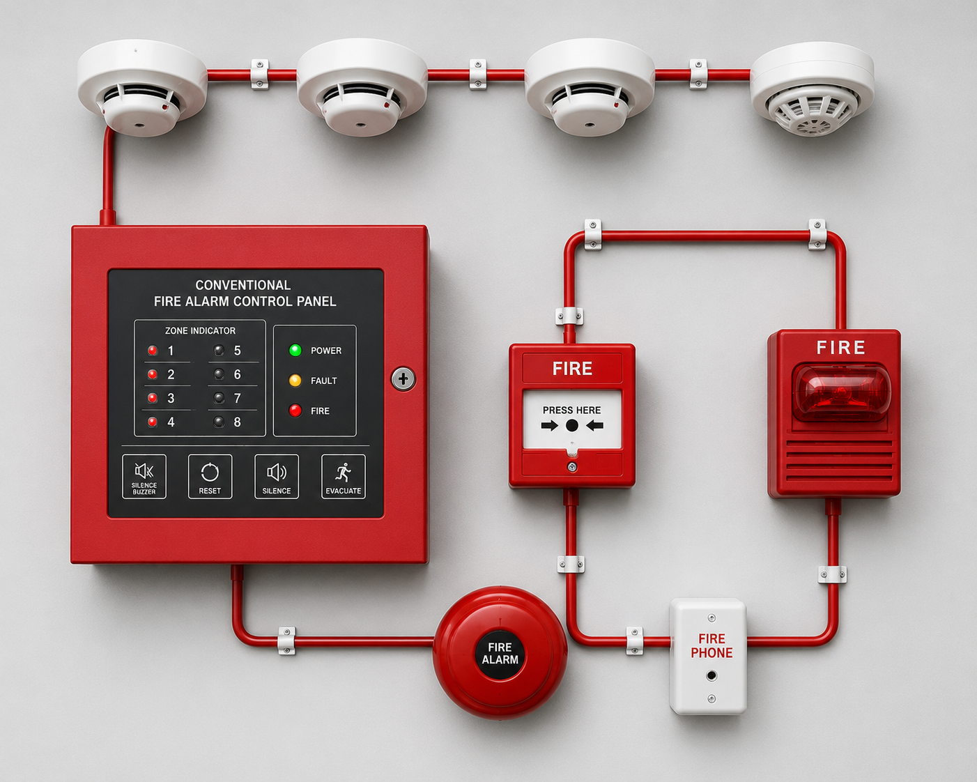 Conventional Fire Detection System